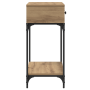 Mesa Consola Roble Artesanal 75x34.5x75 cm Madera Trabajada de , Mesas auxiliares - Ref: Foro24-871297, Precio: 77,00 €, Desc...