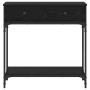 Mesa de Consola Roble Negro 75x34.5x75 cm Madera Ingenierizada de , Mesas auxiliares - Ref: Foro24-871298, Precio: 81,65 €, D...