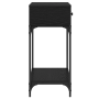 Mesa de Consola Roble Negro 75x34.5x75 cm Madera Ingenierizada de , Mesas auxiliares - Ref: Foro24-871298, Precio: 81,65 €, D...