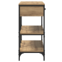 Mesa Consola de Roble Artesanal 100x34.5x75 cm de Madera Elaborada de , Mesas auxiliares - Ref: Foro24-871305, Precio: 102,57...