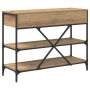 Mesa Consola de Roble Artesanal 100x34.5x75 cm de Madera Elaborada de , Mesas auxiliares - Ref: Foro24-871305, Precio: 102,57...