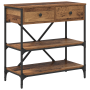 Mesa Consola Madera Vieja 75x34.5x75 cm Madera Engineered de , Mesas auxiliares - Ref: Foro24-871312, Precio: 86,37 €, Descue...