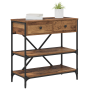Mesa Consola Madera Vieja 75x34.5x75 cm Madera Engineered de , Mesas auxiliares - Ref: Foro24-871312, Precio: 86,37 €, Descue...