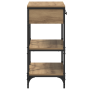 mesa consola Roble Artesanal 75x34.5x75 cm Madera de Calidad
