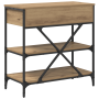 mesa consola Roble Artesanal 75x34.5x75 cm Madera de Calidad
