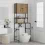 Armario para Lavadora Roble Artisan 68x48,5x194 cm de , Accesorios para lavadoras y secadoras - Ref: Foro24-871368, Precio: 9...
