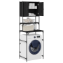 Gabinete para Lavadora Roble Negro 68x48.5x194 cm de , Accesorios para lavadoras y secadoras - Ref: Foro24-871369, Precio: 10...