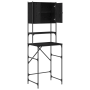 Gabinete para Lavadora Roble Negro 68x48.5x194 cm de , Accesorios para lavadoras y secadoras - Ref: Foro24-871369, Precio: 10...