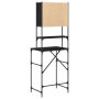 Gabinete para Lavadora Roble Negro 68x48.5x194 cm de , Accesorios para lavadoras y secadoras - Ref: Foro24-871369, Precio: 10...