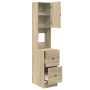 Gabinete de Cocina Roble Sonoma 35x50x180 cm Madera Ingeniería de , Armarios de cocina - Ref: Foro24-871372, Precio: 108,97 €...