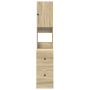 Gabinete de Cocina Roble Sonoma 35x50x180 cm Madera Ingeniería de , Armarios de cocina - Ref: Foro24-871372, Precio: 108,97 €...
