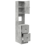 Gabinete de Cocina Gris Concreto 35x50x180 cm Madera Manufacturada de , Armarios de cocina - Ref: Foro24-871373, Precio: 104,...