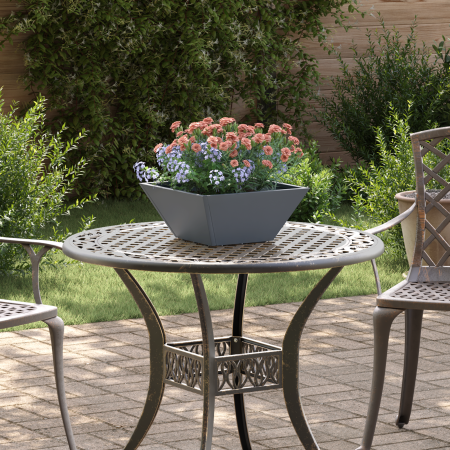 Macetero de Plástico Antracita Plástico 35 x 35 x 15 cm Duradero | Foro24.es | Tu tienda online para hogar, jardín y más Foro24.es