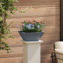 Macetero de Plástico Antracita Plástico 35 x 35 x 15 cm Duradero | Foro24.es | Tu tienda online para hogar, jardín y más Foro24.es