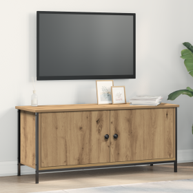 Soporte de TV - Roble artesanal Madera 102 x 35 x 45 cm de , Muebles TV - Ref: Foro24-873887, Precio: 71,64 €