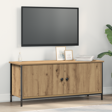 Soporte de TV - Roble artesanal Madera 102 x 35 x 45 cm de , Muebles TV - Ref: Foro24-873887, Precio: 71,64 €