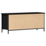 Soporte de TV de roble negro Roble negro Tablero de partículas, Metal de , Muebles TV - Ref: Foro24-873888, Precio: 75,90 €, ...