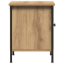 Soporte de TV Roble Artesano Tablero de partículas 60 x 35 x 45 cm de , Muebles TV - Ref: Foro24-873890, Precio: 51,10 €, Des...