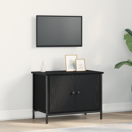Mueble para TV de de roble negro Roble negro Madera elaborada de , Muebles TV - Ref: Foro24-873891, Precio: 52,19 €