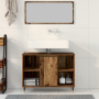 Tocador de Baño Rústico Madera Vieja Madera Maciza Mediano de , Tocadores de baño - Ref: Foro24-873892, Precio: 75,65 €