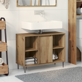 Unidad de Tocador Roble Artesanal MDF Estándar Tavoladeira de , Tocadores de baño - Ref: Foro24-873893, Precio: 75,65 €