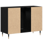 Unidad de Tocador Roble Negro Madera Maciza Mediano de , Tocadores de baño - Ref: Foro24-873894, Precio: 79,94 €, Descuento: %