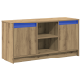 Centro de Entretenimiento Roble Madera de Buena Calidad Mediano de , Muebles TV - Ref: Foro24-873916, Precio: 100,76 €, Descu...