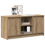 Centro de Entretenimiento Roble Madera de Buena Calidad Mediano de , Muebles TV - Ref: Foro24-873916, Precio: 100,76 €, Descu...