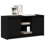 Centro de Entretenimiento Roble Negro Madera Elaborada Mediano de , Muebles TV - Ref: Foro24-873917, Precio: 106,78 €, Descue...