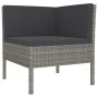 5-piece garden furniture set and gray synthetic rattan cushions by vidaXL, Garden sets - Ref: Foro24-3094342, Price: 371,40 €...