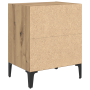 Cabinetes de Noche 2 pcs Roble 40x30x50 cm de , Mesitas de noche - Ref: Foro24-875101, Precio: 67,37 €, Descuento: %
