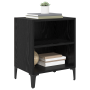Gabinete de Noche Roble Negro 40x30x50 cm Madera de Ingeniería de , Mesitas de noche - Ref: Foro24-875102, Precio: 44,79 €