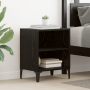 Armarios de Noche 2 pcs en Roble Negro 40x30x50 cm de Madera de , Mesitas de noche - Ref: Foro24-875103, Precio: 69,31 €, Des...