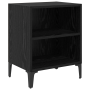 Armarios de Noche 2 pcs en Roble Negro 40x30x50 cm de Madera de , Mesitas de noche - Ref: Foro24-875103, Precio: 69,31 €, Des...