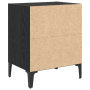 Armarios de Noche 2 pcs en Roble Negro 40x30x50 cm de Madera de , Mesitas de noche - Ref: Foro24-875103, Precio: 69,31 €, Des...