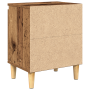 Mesa de Noche de Madera Antigua de Madera antigua de , Mesitas de noche - Ref: Foro24-875104, Precio: 44,42 €, Descuento: %