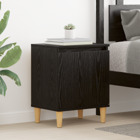 Mesita de Noche de Encino Negro Encino negro Madera elaborada de , Mesitas de noche - Ref: Foro24-875106, Precio: 45,52 €, De...