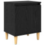 Mesita de Noche de Encino Negro Encino negro Madera elaborada de , Mesitas de noche - Ref: Foro24-875106, Precio: 45,52 €, De...