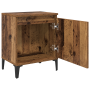 Mesita de Noche de Madera Vieja Madera Vieja Madera maciza, metal de , Mesitas de noche - Ref: Foro24-875107, Precio: 46,90 €...
