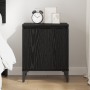 Mesita de Noche de Roble Negro Roble negro Madera elaborada de , Mesitas de noche - Ref: Foro24-875109, Precio: 48,11 €, Desc...