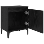 Mesita de Noche de Roble Negro Roble negro Madera elaborada de , Mesitas de noche - Ref: Foro24-875109, Precio: 48,11 €, Desc...