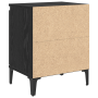 Mesita de Noche de Roble Negro Roble negro Madera elaborada de , Mesitas de noche - Ref: Foro24-875109, Precio: 48,11 €, Desc...