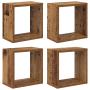 Estantes de Pared Madera antigua Madera Sólida Recuperada de , Estantes y estanterías - Ref: Foro24-875177, Precio: 39,13 €, ...