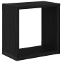 Estantes Montados en la Pared Roble Negro Madera elaborada de , Estantes y estanterías - Ref: Foro24-875181, Precio: 40,10 €