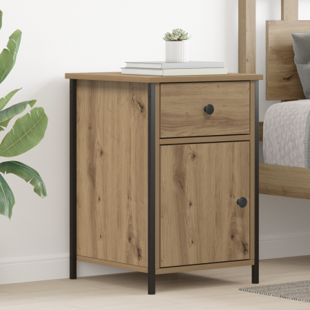 Mesa de Noche Roble Hecho a Mano 40x42x60 cm Madera de Calidad de , Mesitas de noche - Ref: Foro24-875782, Precio: 55,65 €, D...