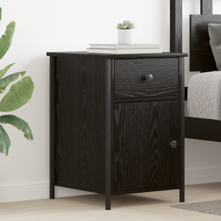 gabinetes de noche 2 pcs Roble Negro 40x42x60 cm Madera Elaborada de , Mesitas de noche - Ref: Foro24-875785, Precio: 120,64 ...