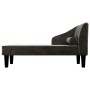 Sofá diván con cojín de cabeza terciopelo negro de , Sofás - Ref: Foro24-340720, Precio: 144,91 €