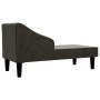 Sofá diván con cojín de cabeza terciopelo negro de , Sofás - Ref: Foro24-340720, Precio: 144,91 €