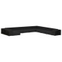 Muebles de jardín de 11 piezas con cojines ratán sintético negro de , Conjuntos de jardín - Ref: Foro24-46829, Precio: 1,00 €