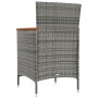 Sillas de comedor de jardín 2 unidades ratán sintético gris | Foro24.es | Tu tienda online para hogar, jardín y más Foro24.es
